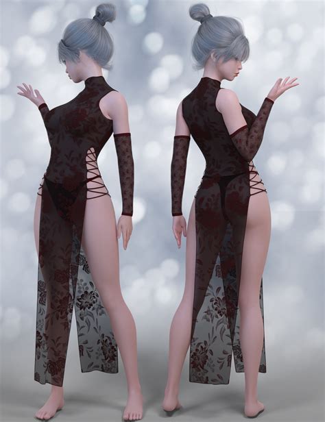 Ah Dforce Mei Chen Outfit Texture Add On Daz D