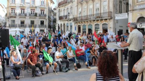 Acto P Blico Da Candidatura Da Cdu Pelo C Rculo Eleitoral De Coimbra