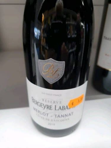 2019 Plaimont Domaine Bergeyre Labadie Côtes de Gascogne Vivino US