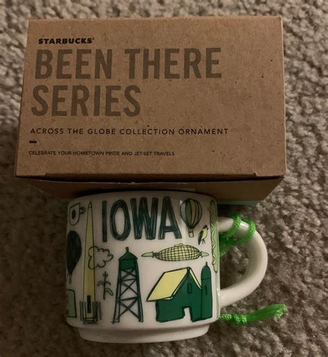 Starbucks IOWA BEEN THERE ORNAMENT New With Box Starbucks Mugs