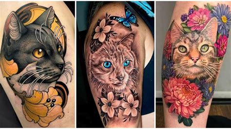 Cute Cat Tattoo Designs For Cat Lovers Best Cat Tattoos Women S