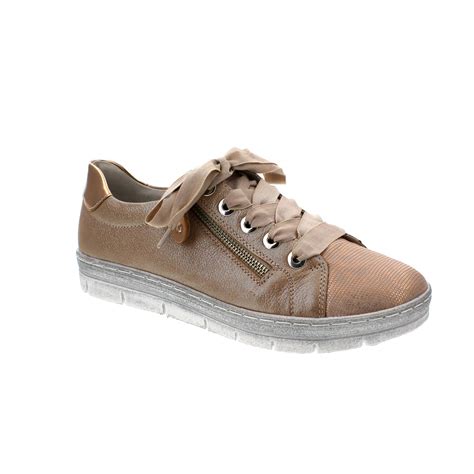 Remonte D5803 30 Rose Metallic Womens Trainers Rogerson Shoes