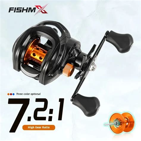 Fishmx Baitcasting Fishing Reel Carretel De Alum Nio Esquerda E