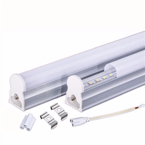 Kit L Mpadas Led Tubular T Calha Cm Branco Frio W K