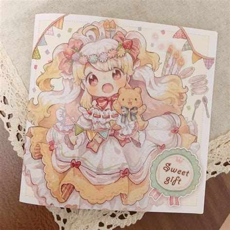 もかろーる🍰神戸個展819〜 On X Cute Anime Chibi Anime Chibi Cute Drawings