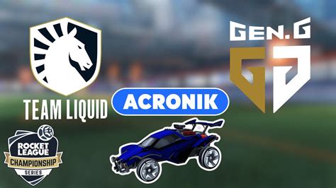 AcroniK RLCS POV 62 Team Liquid Vs Gen G G3 LB Round 3 Spring