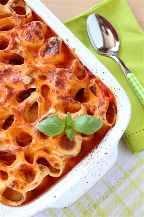 Paccheri Ripieni Al Forno Fables De Sucre