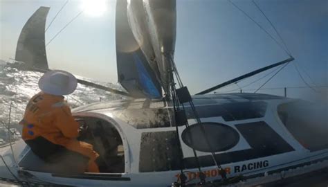 Shocking Video Of The Ocean Race Crash Scuttlebutt Sailing News