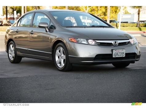 Galaxy Gray Metallic Honda Civic Ex Sedan Photo