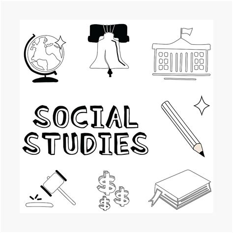 White Social Studies Subject Pack Poster For Sale By The Goods