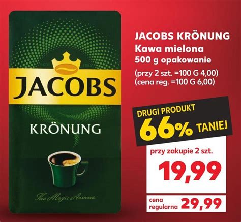 Promocja Kawa Mielona Jacobs Kronung 500g W Kaufland