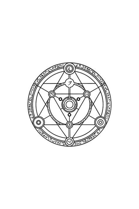 Sacred Rune Geometry Digital Art By Tom Hill Pixels