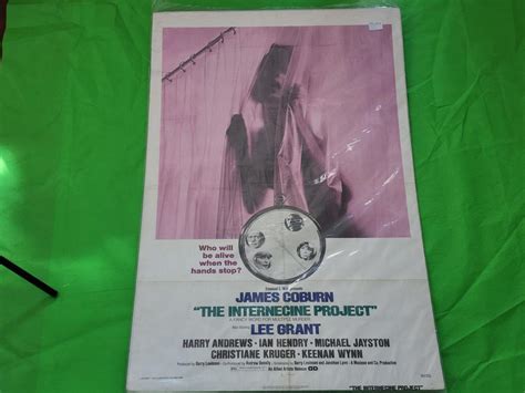 Sold Price The Internecine Project Original Movie Poster Lot 1182