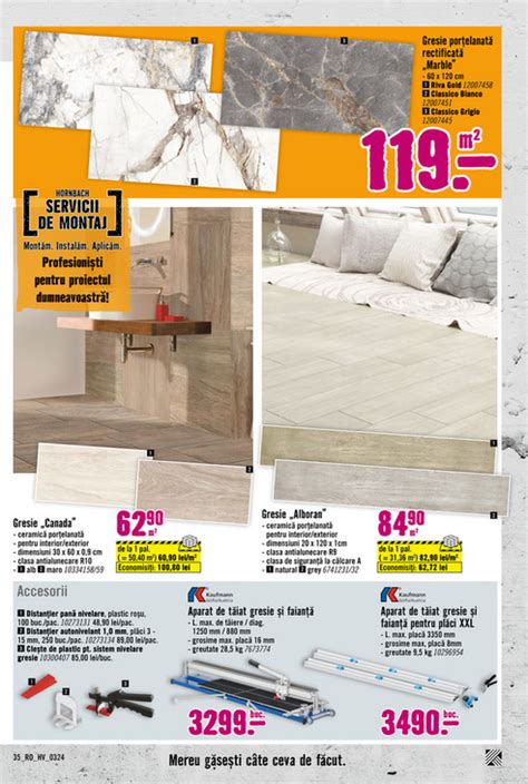 Hornbach Rom Nia Catalogul Lunii Martie Pagin