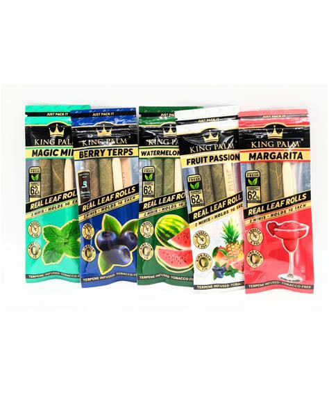 King Palm Slim Pack Assorted Flavours Native Smokes Mohawk Smoke