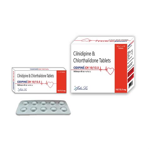 Cidipine CH 10 12 5 Johnlee Pharmaceuticals Pvt Ltd