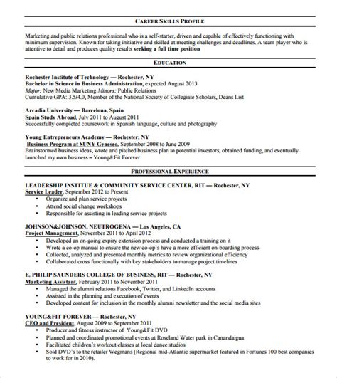 Free 5 Consultant Resume Samples In Pdf Ms Word Psd