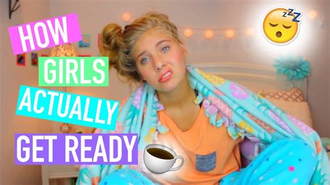 How Girls Actually Get Ready In The Morning ⎢morning Routine Youtube