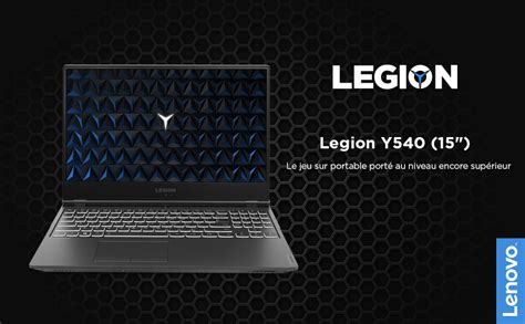 Lenovo Legion Y540 15IRH Ordinateur Portable Gaming 15 Full HD Noir