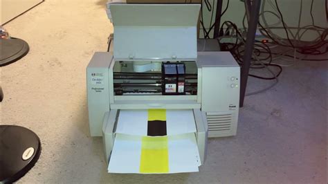 HP Deskjet 890C Internals & Service Station in Action 5/17/2023 - YouTube