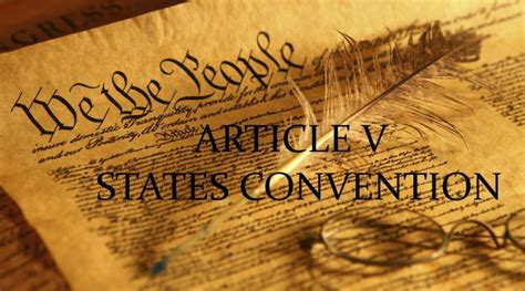 Article V Of The Constitution Convention Of States How To Sideline