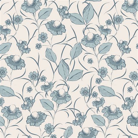 Coneflower Garden Peel and Stick Removable Wallpaper | Love vs. Design