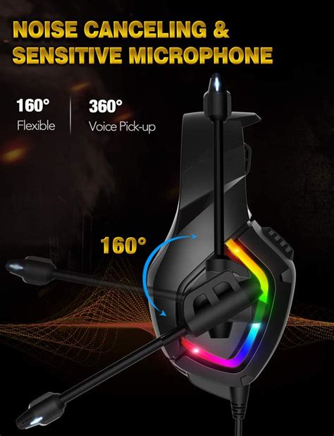 ONIKUMA K1B RGB Gaming Headset Black HardwareMarket