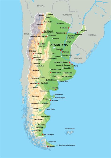 Argentyna Mapa Mapa