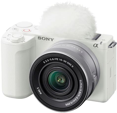 Sony Alpha Zve10 Ii Aps C Content Creators Camera Kit White Zve10m2kw