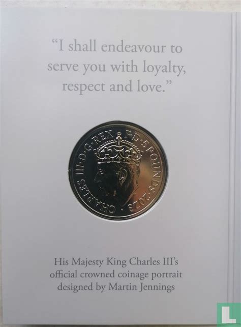 Royaume Uni Pounds Folder Coronation Of King Charles Iii Km