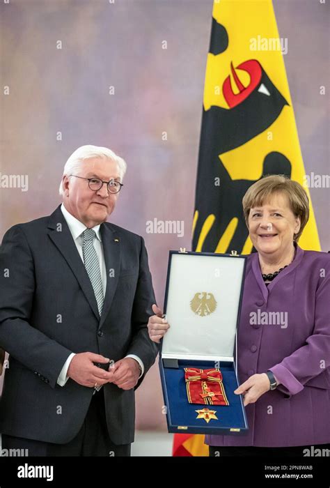 Berlin Germany Th Apr Angela Merkel Cdu Former German