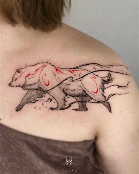 11 Bear Tattoo Outline Ideas That Will Blow Your Mind Alexie