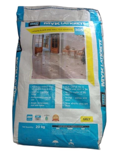 Kg Myk Laticrete Grey Tile Adhesive Bag At Bag In Chennai