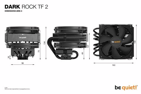 DARK ROCK TF 2 silent high-end Air coolers from be quiet!