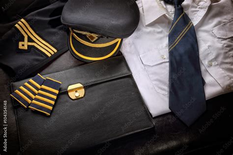 pilot uniform stock photo adobe stock