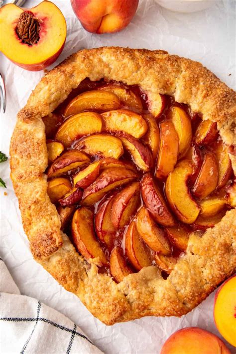 Fresh Peach Galette House Of Nash Eats
