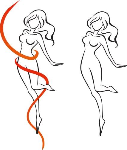 Nude Woman Royalty Free Vector Image VectorStock