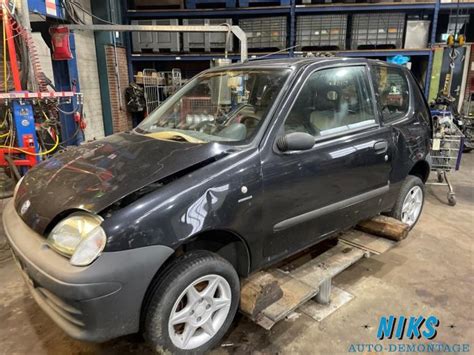 Fiat Seicento Mpi S Sx Sporting Sloopvoertuig Zwart