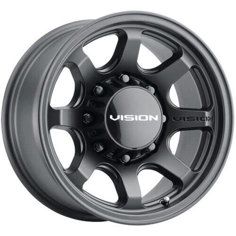 Set Of 4 Vision 351 Flow 17x9 8x6 5 0mm Satin Black Wheels Rims 17 Inch Ebay