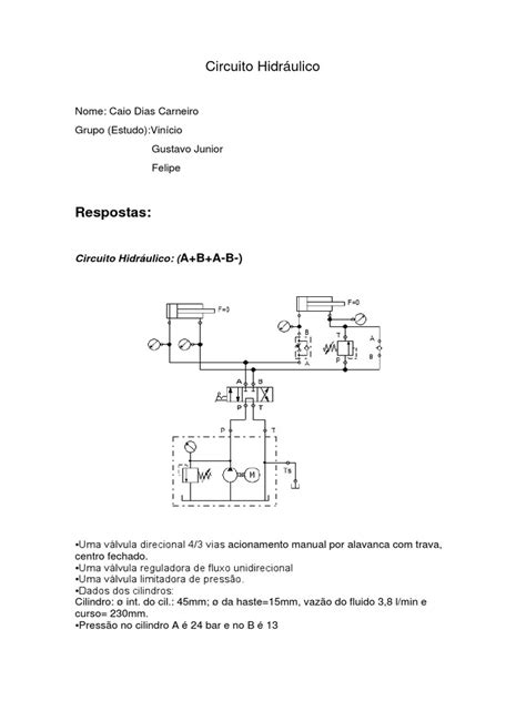 Comparando Um Circuito Hidraulico Com Um Circuito Eletrico P - Circuito Hidráulico: Cálculos e Componentes | PDF