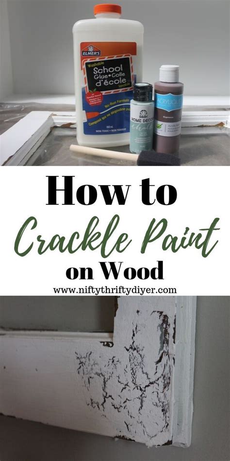 How To Paint A Crackle Finish How To Use Crackle Paint To Make Large