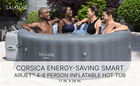 4 6 Person Inflatable Hot Tub