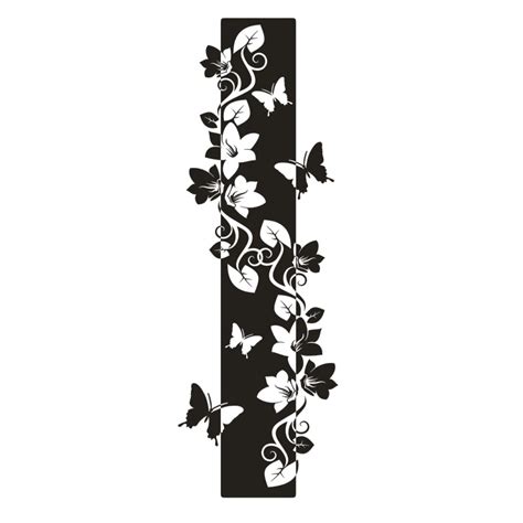 Wandtattoo Banner Blumen Blüten Ranken Wandaufkleber Sticker Aufkleber