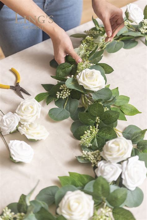 Garlands And Vines 15 Types In 2020 Diy Wedding Garland Rose