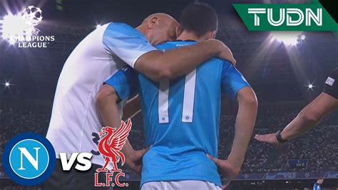 ENTRA Lozano Tiene Minutos Napoli 0 0 Liverpool UEFA Champions