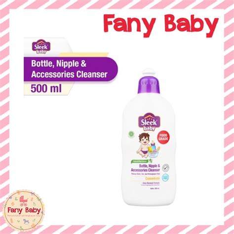 Jual SLEEK BABY BOTTLE NIPPLE ACCESSORIES CLEANSER 500ML Shopee