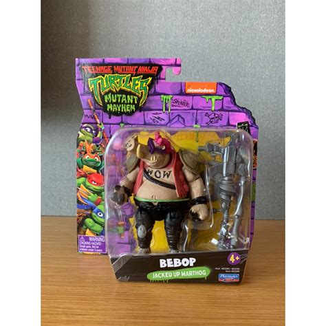 Playmates Toys Tmnt ）》忍者龜 變種大亂鬥 經典公仔 比巴 Bebop 蝦皮購物