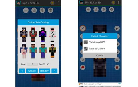 Create your own Minecraft skin from your mobile - Gearrice