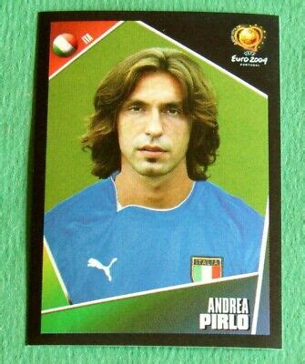 N Andrea Pirlo Italia Italie Panini Football Uefa Euro