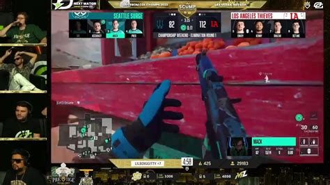 Scump Reacts To Seattle Surge Vs La Thieves At Cod Champs🔥map 4